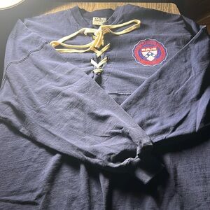 NCAA Spirit Jersey Women’s Lace Up U of Penn Spirit Jersey Color Blue Size XS